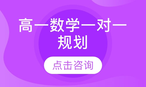 高一数学一对一辅导